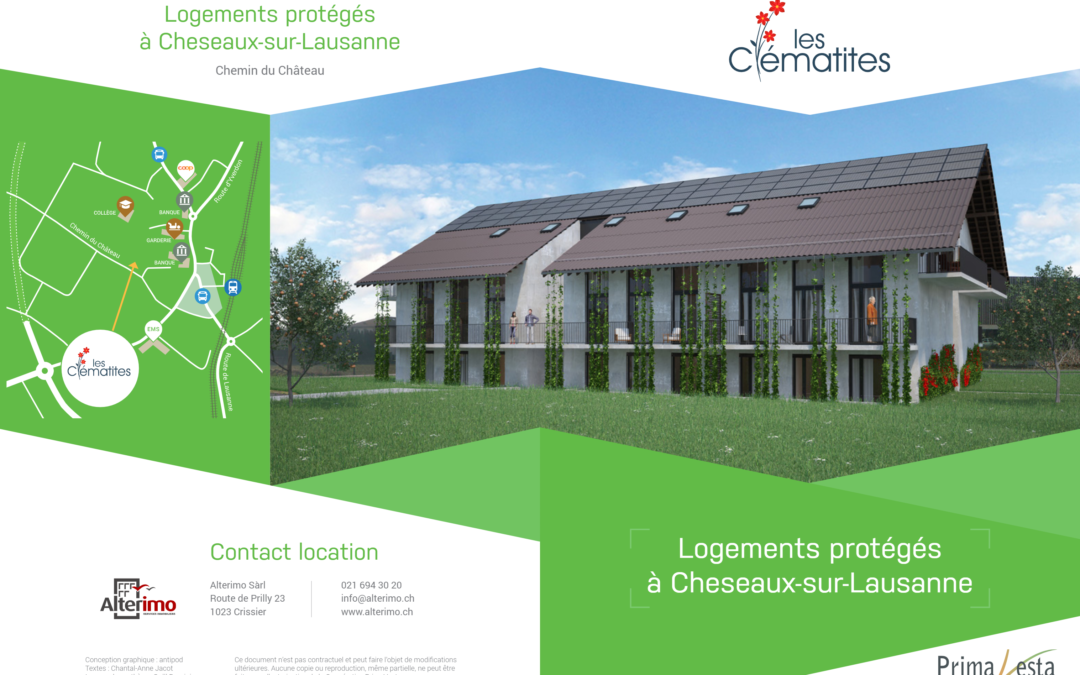 CHESEAUX – BROCHURE DES LOGEMENTS PROTÉGÉS